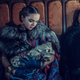 Anya Chalotra as Yennefer (right)